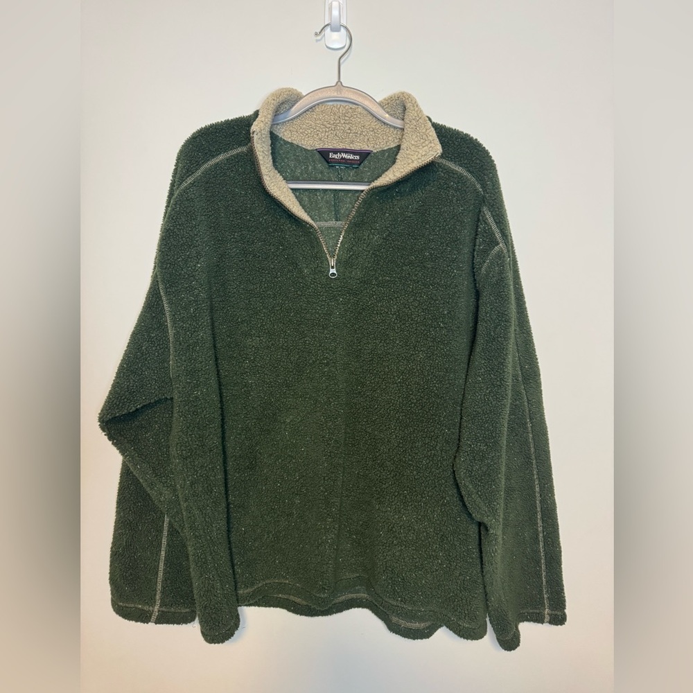 Men's Green Early Winters Fleece Pullover